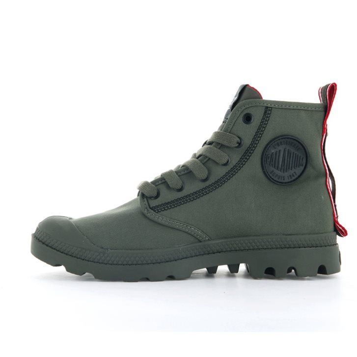 Bottes Palladium Pampa Dare 2 Survive Femme Vert Olive | FR FRK287P